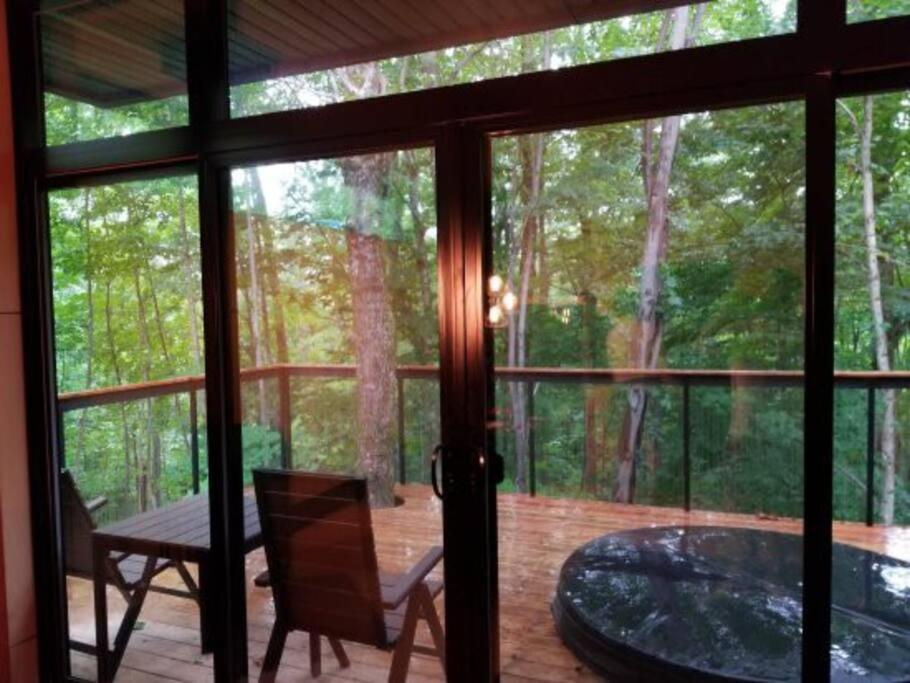 Villa Cabin Sutton 252 - En Harmonie Avec La Nature! Exterior foto