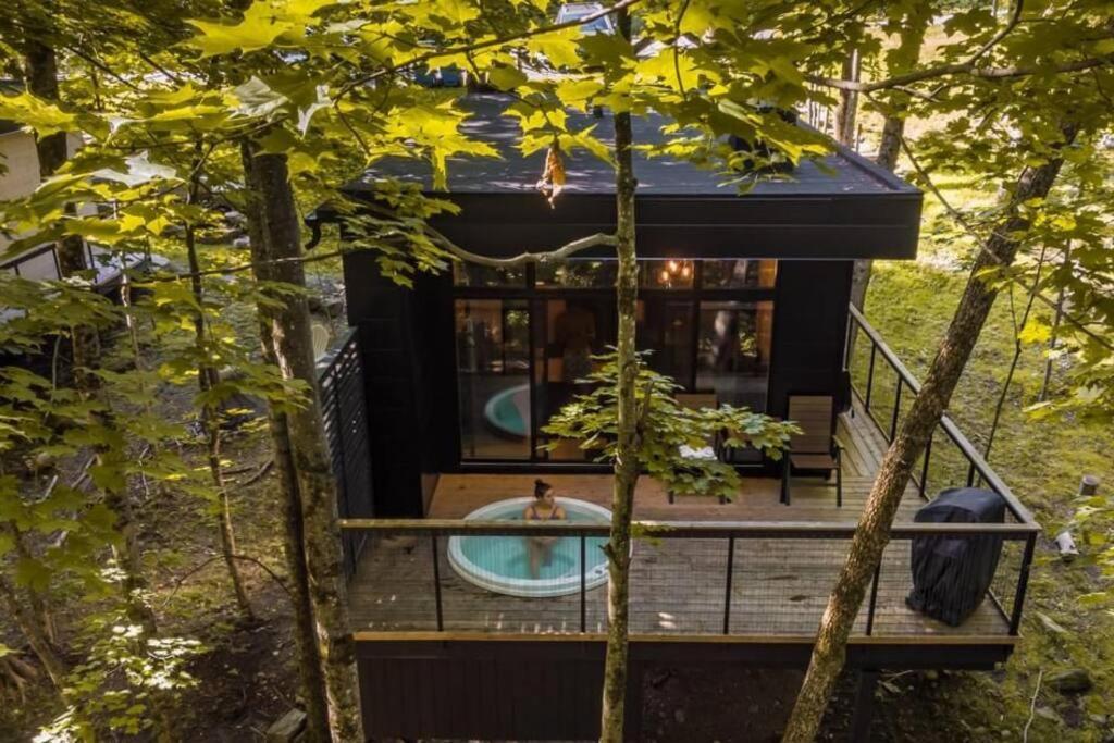 Villa Cabin Sutton 252 - En Harmonie Avec La Nature! Exterior foto